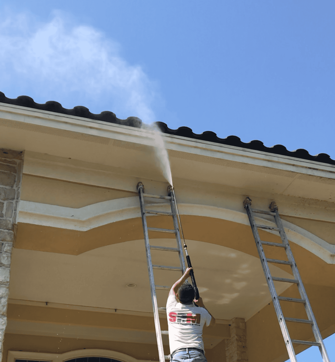 spring exterior pressure washing houston tx