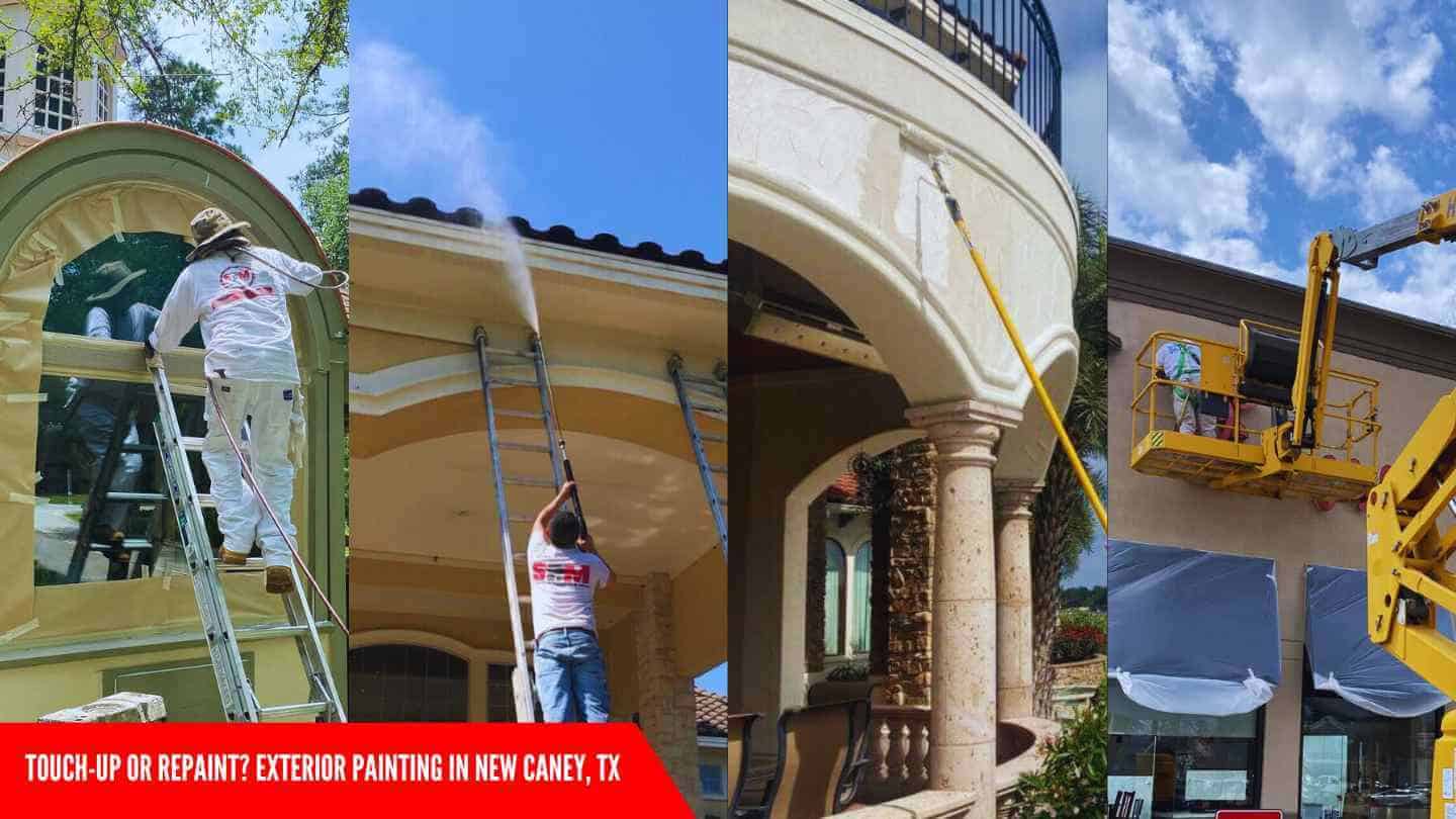 Touch-Up or Repaint? Exterior Painting in New Caney, TX