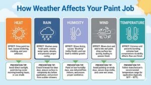 How Weather Conditions Affect Your Paint Job in Texas
