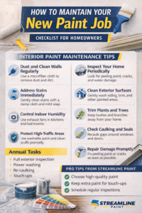 paint maintenance checklist