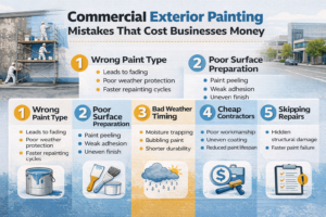 Commercial Exterior Painting Mistakes That Cost Businesses Money